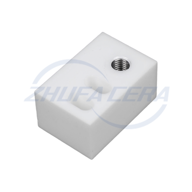 Bloc de poziționare din ceramică din zirconiu cu căptușeală cu filet metalic