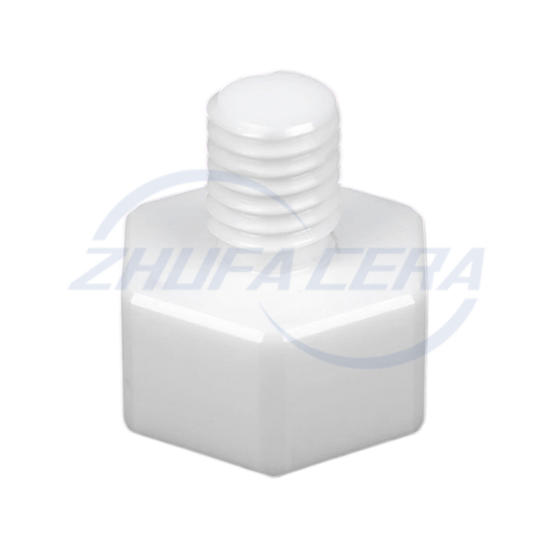 Șurub hexagonal din ceramică din zirconiu