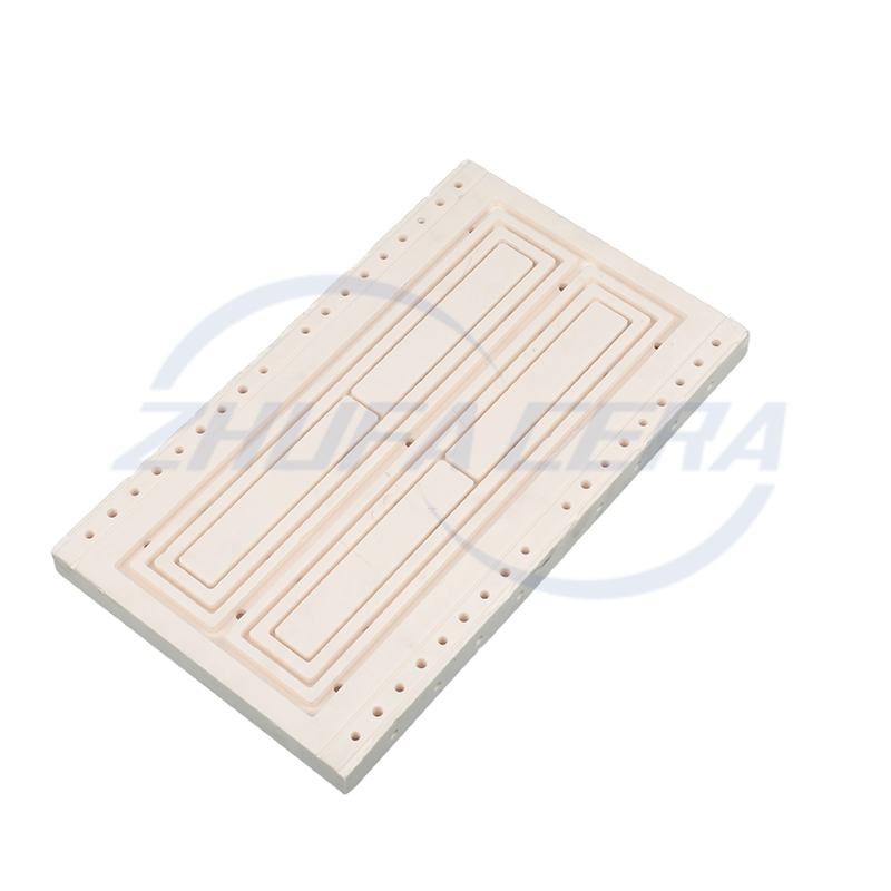 Placă ceramică cu alumină de dimensiuni mari