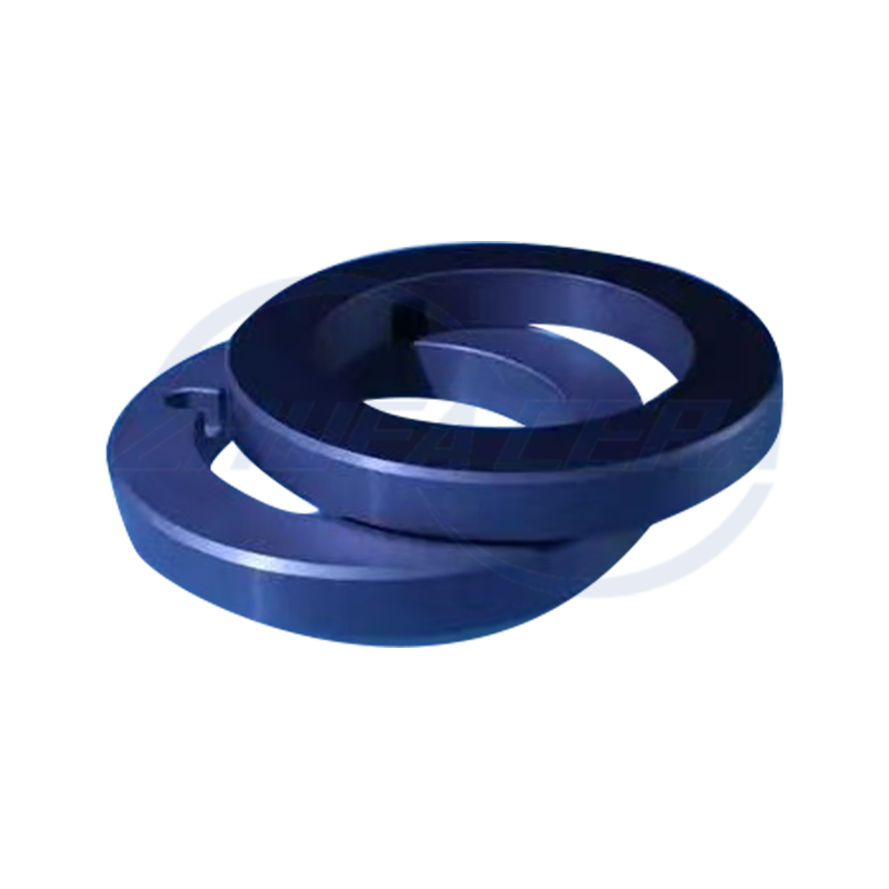 Inel din ceramică cu zirconiu albastru