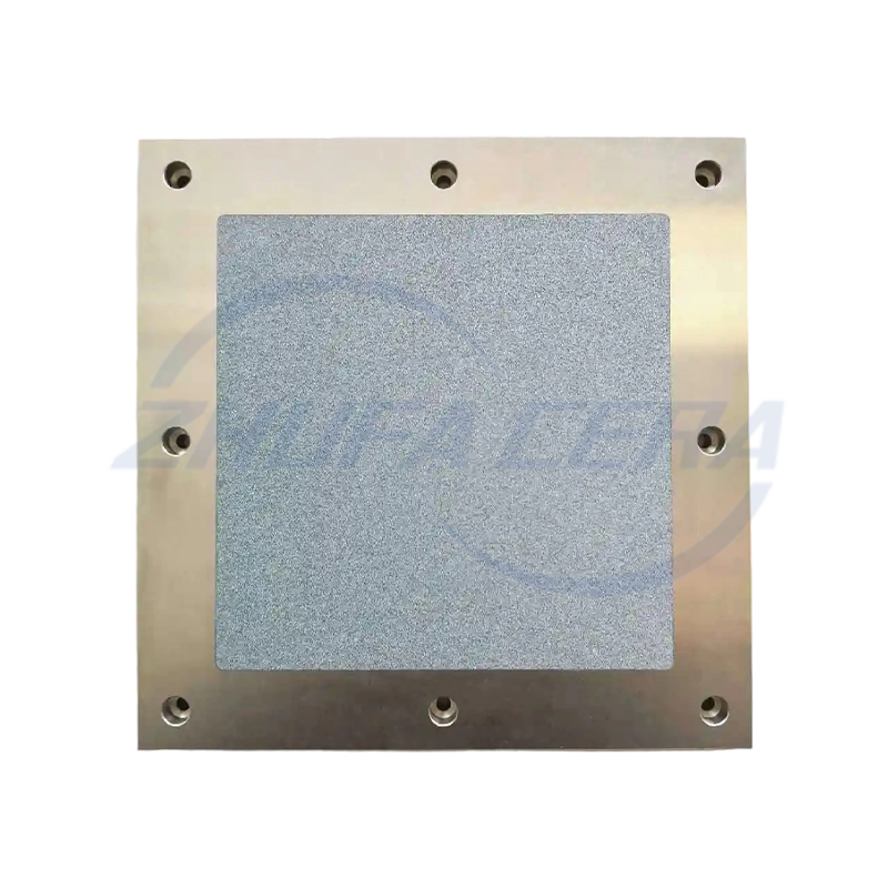 Ventuză microporoasă din ceramică de alumină